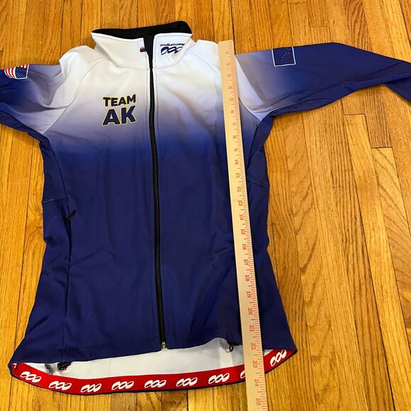 Podium Wear Jacket Womens XS Alaskan Team Purple White Performance Running - Picture 8 of 9